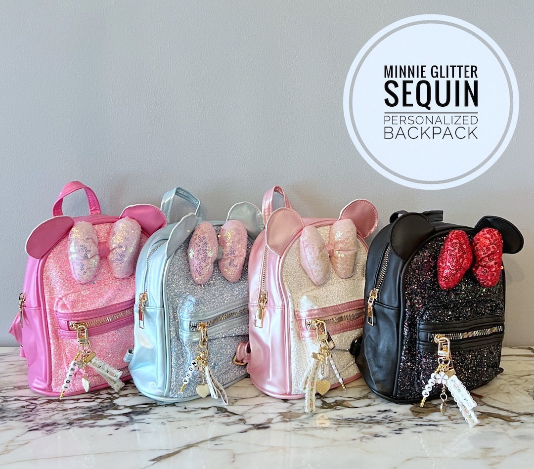 Mickey lasso mouse rose gold backpack