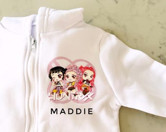Survêtement Enfant Streetwear Y2K – Sweat à Capuche + Pantalon Jogging – Style Oversized – Motifs Cartoons Colorés – Pour Garçons Et Filles 2-13 Ans