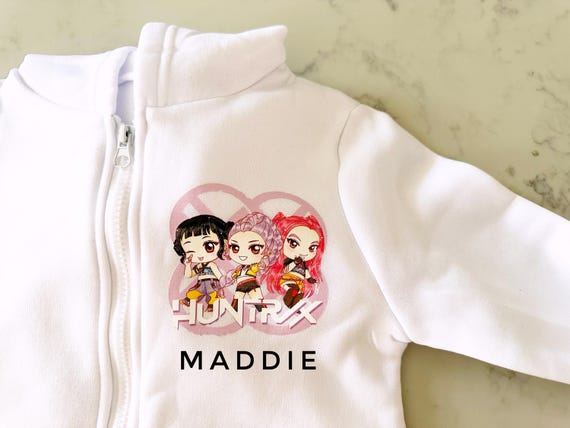 Survêtement Enfant 2 Pièces Style Vintage Y2K - Hoodie + Pantalon Jogging | Imprimé Demons Hunters - Unisexe