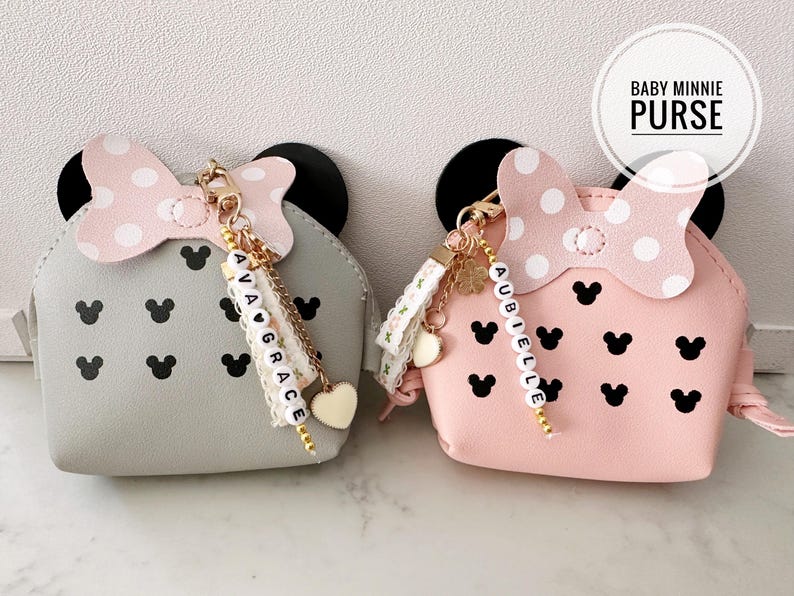 Adorable Minnie Mouse Crossbody Purse for Kids | Girls’ Disney Shoulder Bag | Christmas Gift for Toddlers Grandchild & Children Gift imagem 2