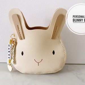 Baby Girls Personalized Name Easter Bunny Purse Crossbody Handbag Sunglasses Toddlers Kids First Birthday Gift Baby Shower