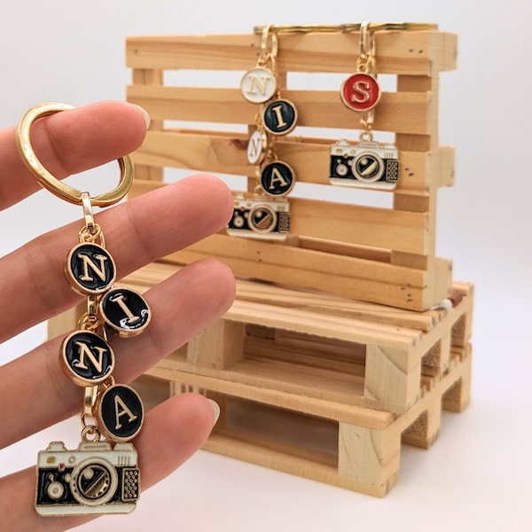 Camera Keychain - Etsy