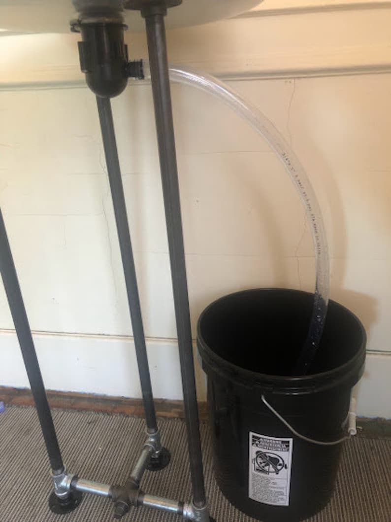 ADD ON/UPGRADES for Rustic Bucket Sinks Drain Options off Etsy