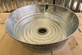 Galvanize SINK & DRAIN  Bucket Tub  Vessel Sink  Rustic Sink Bathroom Sink