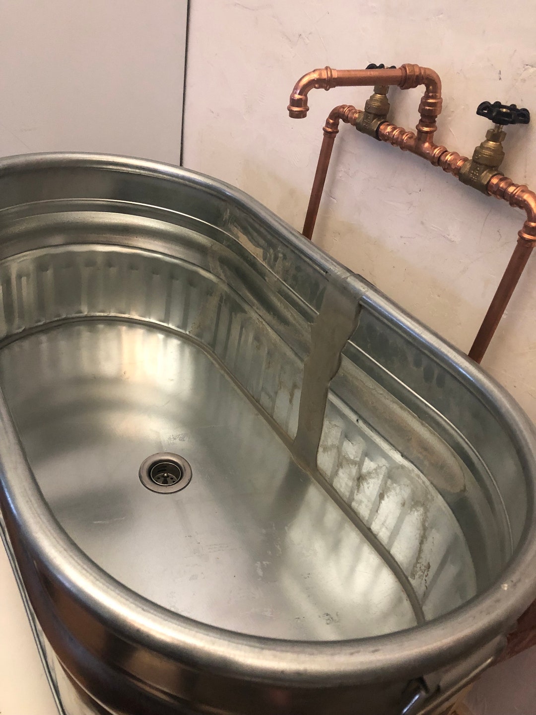 Farmhouse Rustic Stock Tank SINK or SMALL BATHTUB Measures Etsy