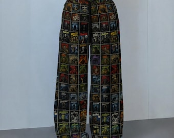Monster Mash Horror Check | Women's Casual Pants | 230GSM