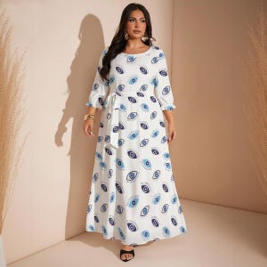 chinese dress ladies Evil Eye Gown – ZAIMARA main image 1