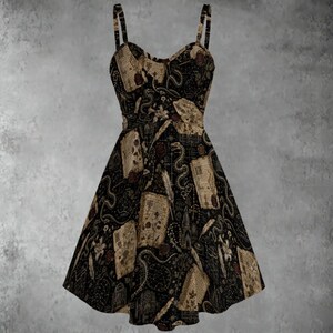 Gothic Scripture | Women's Spaghetti Strap Dress