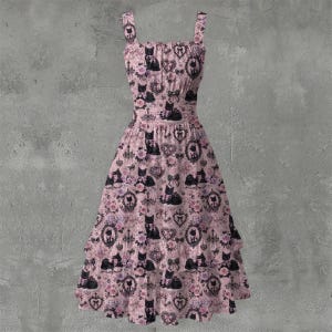 pastel grunge dress Goth TRENDING:BOW