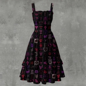 black dress with a bow Black Bow Top Cut Out Mini Dress