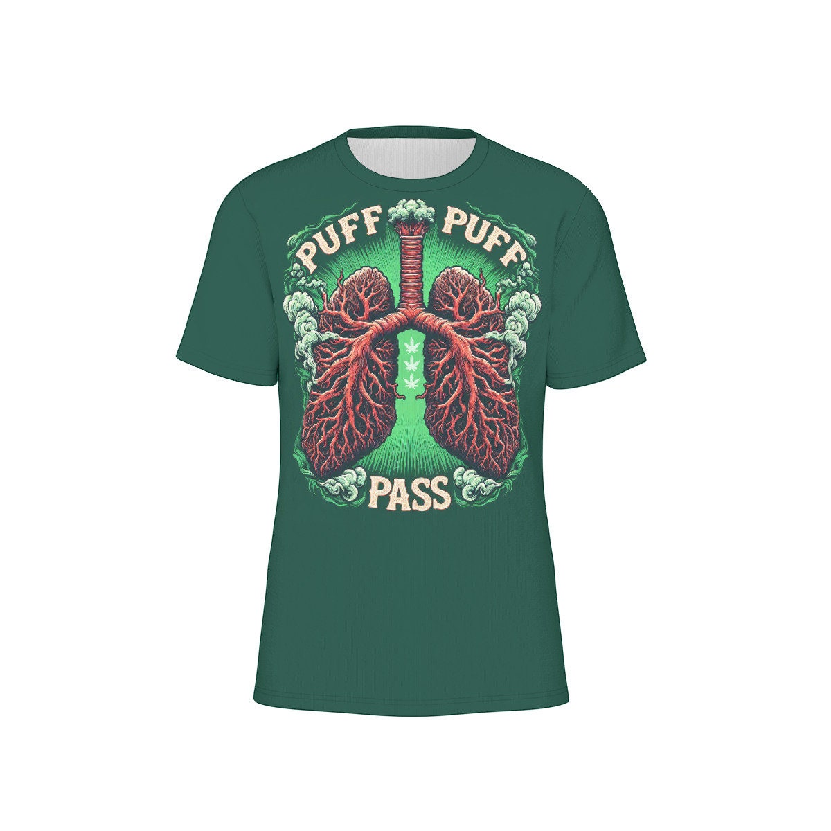Puff Puff Pass | Herbal Lungs Full of Smoke | All-over Print