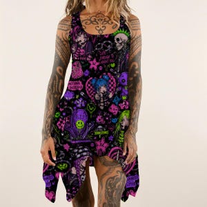 cute scene dresses FELT CUTE SATIN MINI DRESS AKIRA