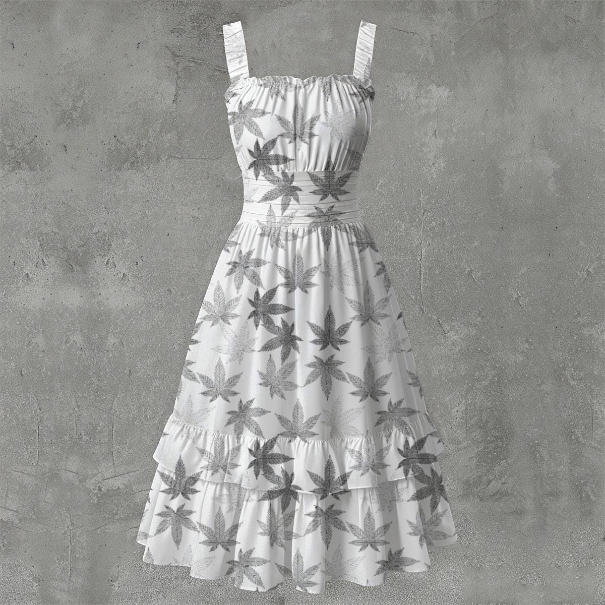 winter white camo wedding dress color:SMOKY BLUE I will need your 22BFCM50 Sleeveless Collared Button Detail