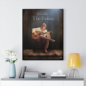 The Name of the Wind Canvas, Eolian Bar, The Kingkiller Chronicle Canvas, Kvothe Canvas.