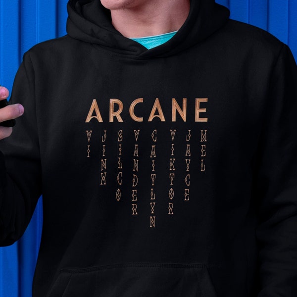 Arcane Hoodie. Characters