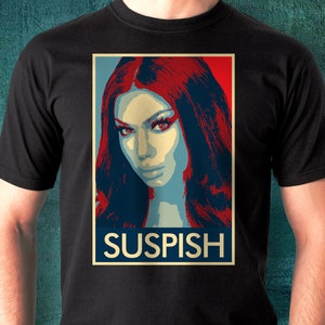 Bailey Sarian, Suspish. Unisex t-shirt.