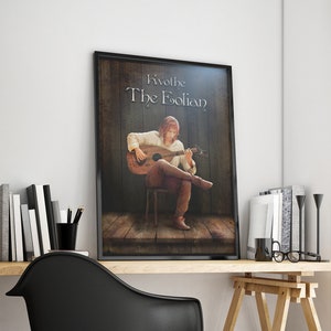 The Name of the Wind Poster, Eolian Bar, The Kingkiller Chronicle Poster, Kvothe Poster.