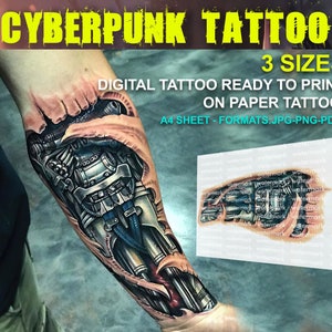 Robot Arm Tattoo - Etsy