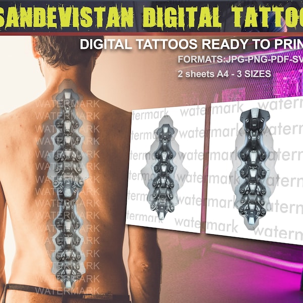 Sandevistan Tattoo Etsy