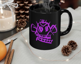 Arcane Jinx graffiti 11oz Black Mug. Monkey Boom Arcane Mug, LOL Gift, Arcane Mug, Powder Jinx, Gamer Gift, Get Jinxed.