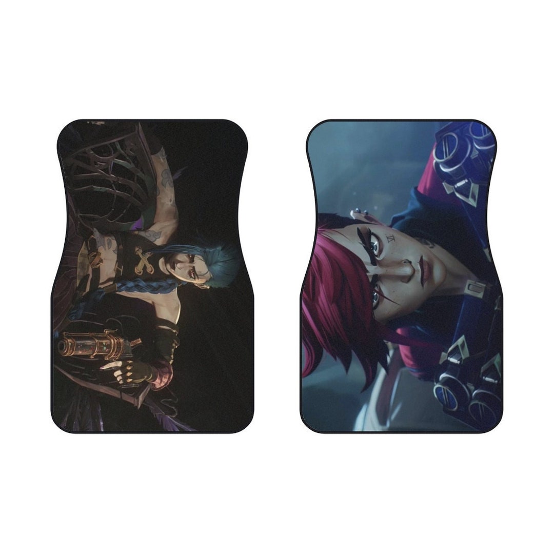 Arcane Vi & Jinx Car Mats (2x Front) Interior Car Decor. - Etsy