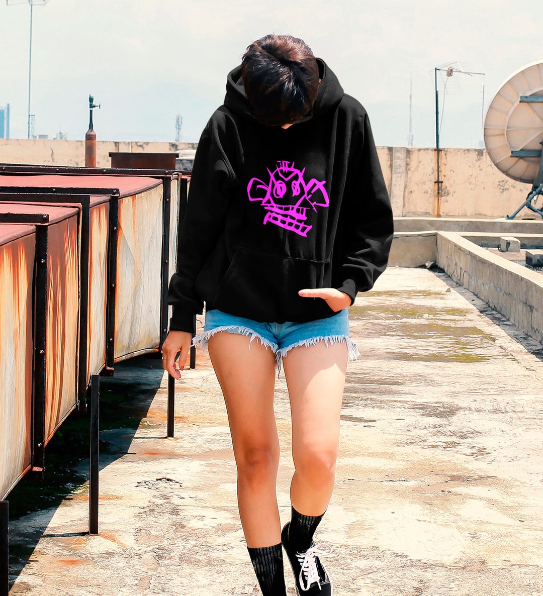 Project X Paris Sweat à Capuche Arcane Mugshot - Jinx Noir M
