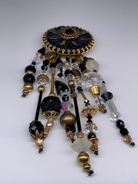 Etta Signed Dangle Statement Brooch - image 7