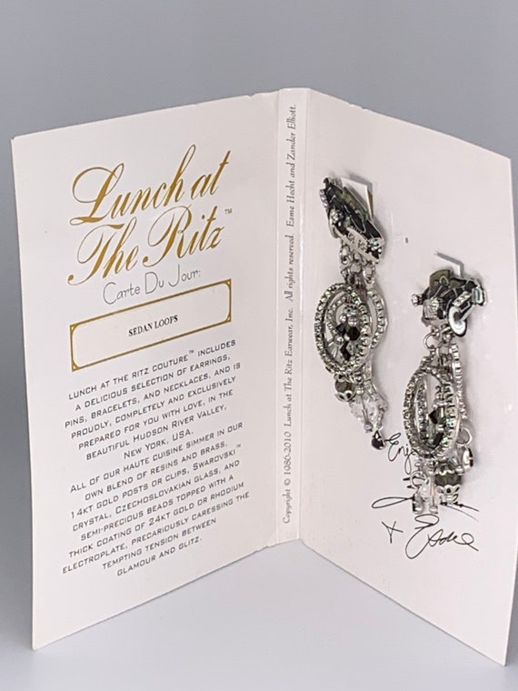 Lunch at the Ritz Statement Silver Tone "Sedan Lo… - image 3
