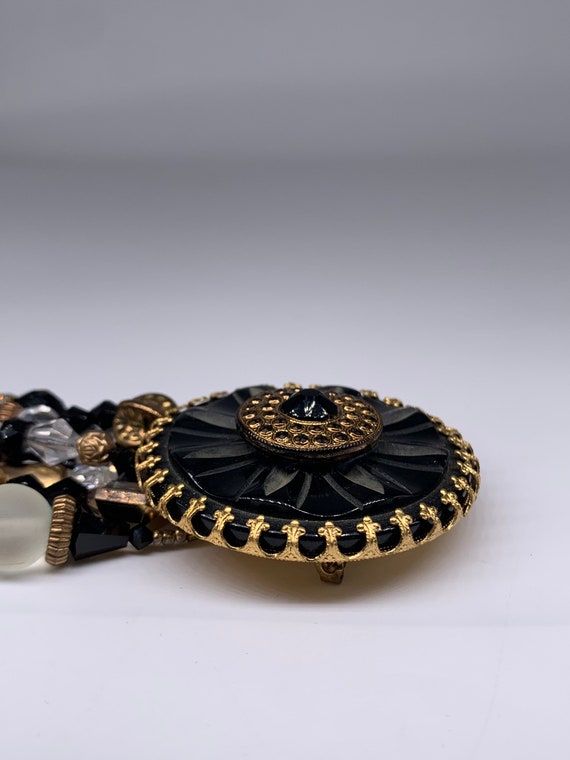 Etta Signed Dangle Statement Brooch - image 4