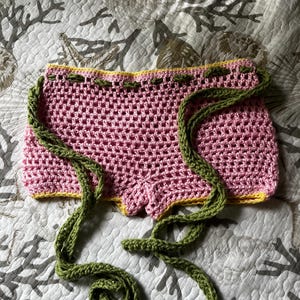 Handmade Crochet Shorts – Boho Summer Festival Wear