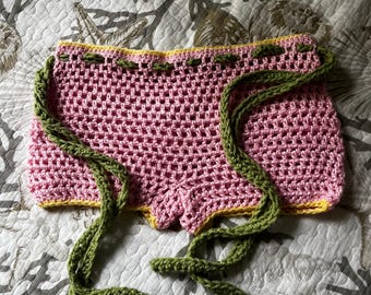 Handmade Crochet Shorts – Boho Summer Festival Wear