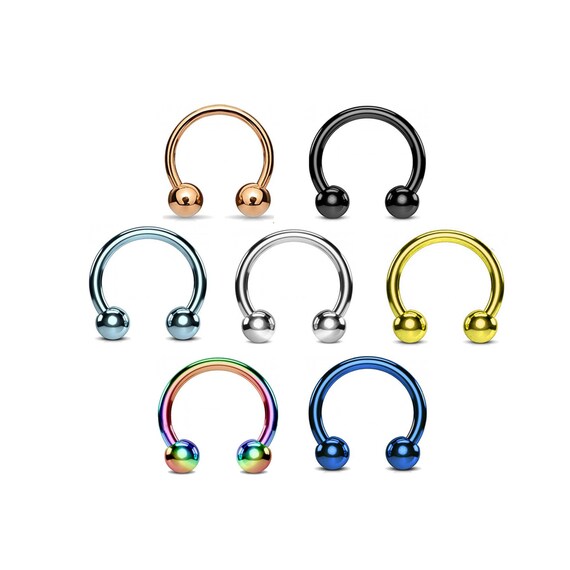 0 gauge cheap horseshoe earrings
