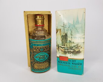 Flacon bottle 4711 Perfum Vintage eau de cologne ovp / BK27