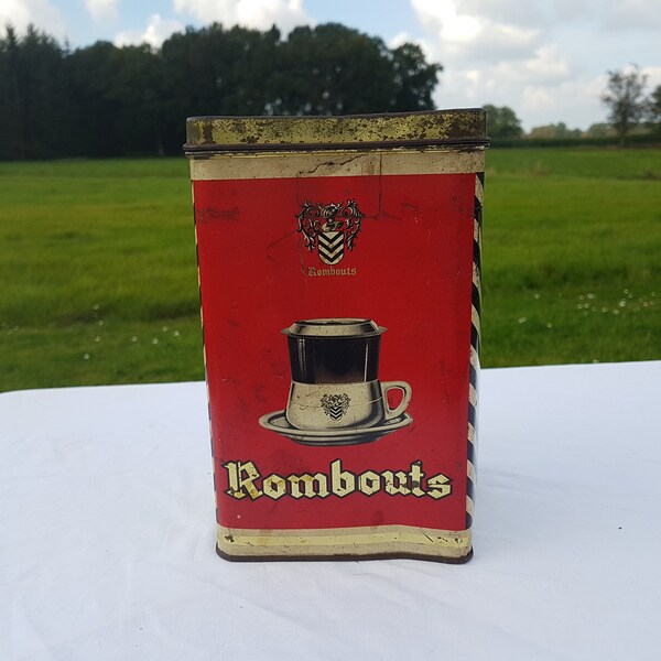 can tin can vintage 50s Rombouts / ms9