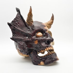 Purgatory Skull Demon Devil Skull Decoration Terror