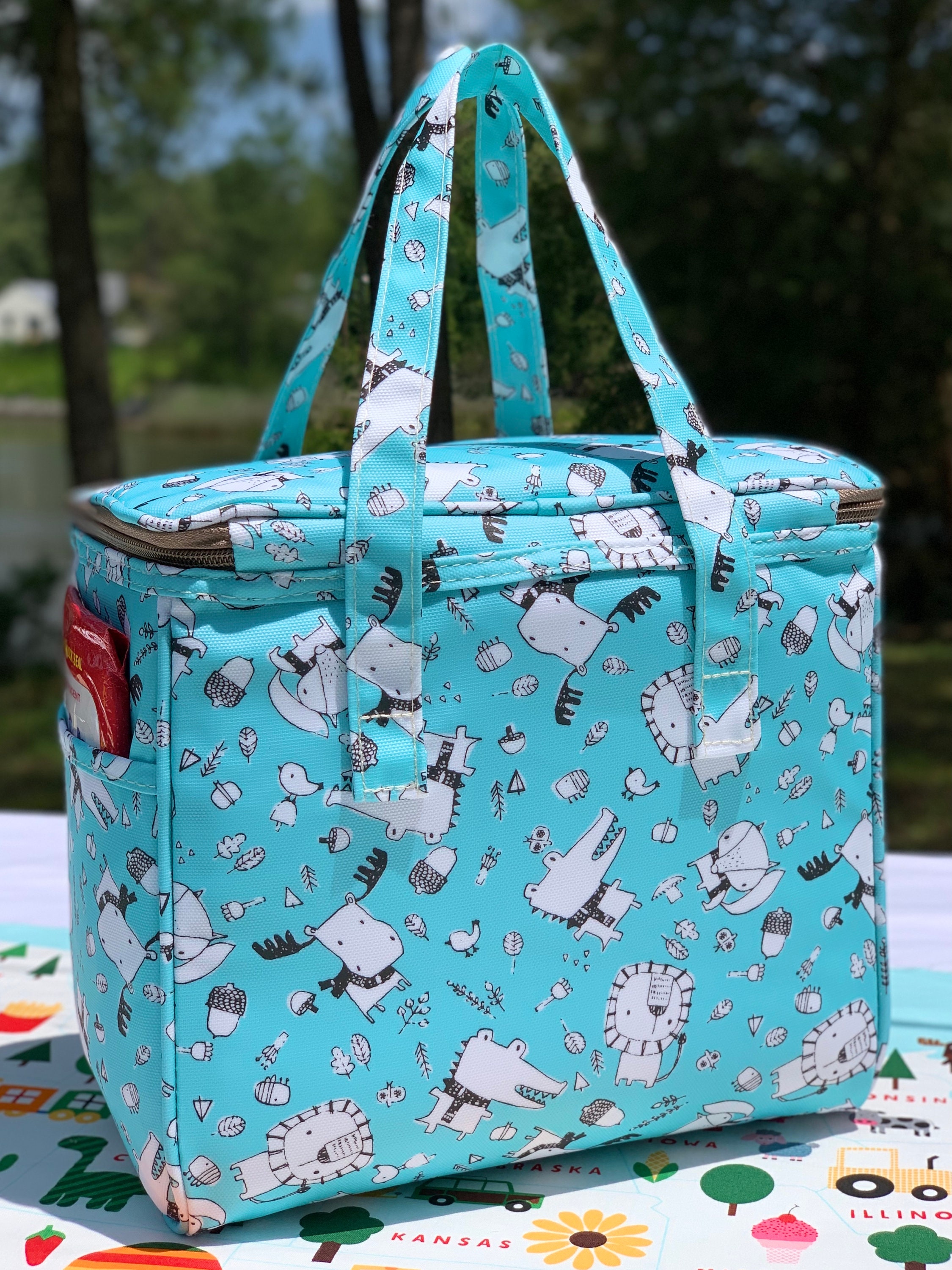 Cute Lion Insulated Lunch Bag for Kids/womenreusable Bento Etsy UK