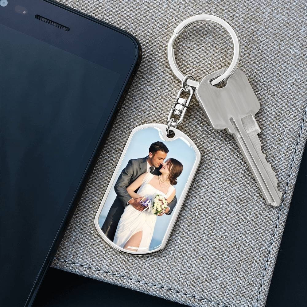 Photo Keychain Personalized, Memory Photo Keychain, Photo Keychain
