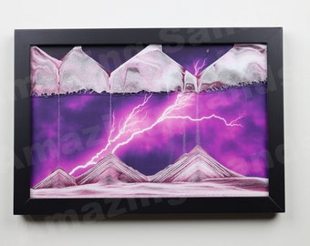 Arte con arena en movimiento - Rayo