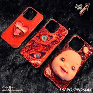 Handmade Horror Creepy iPhone Case ,Halloween Gifts