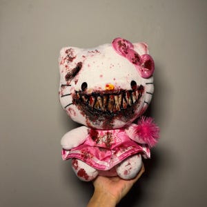 Custom Horror cheerleader hell Kitty Art doll Collectible