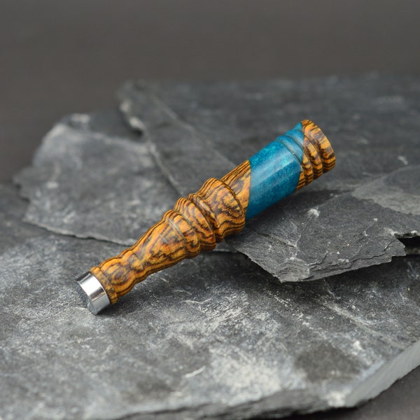 Blauwe lintpijp Tamper