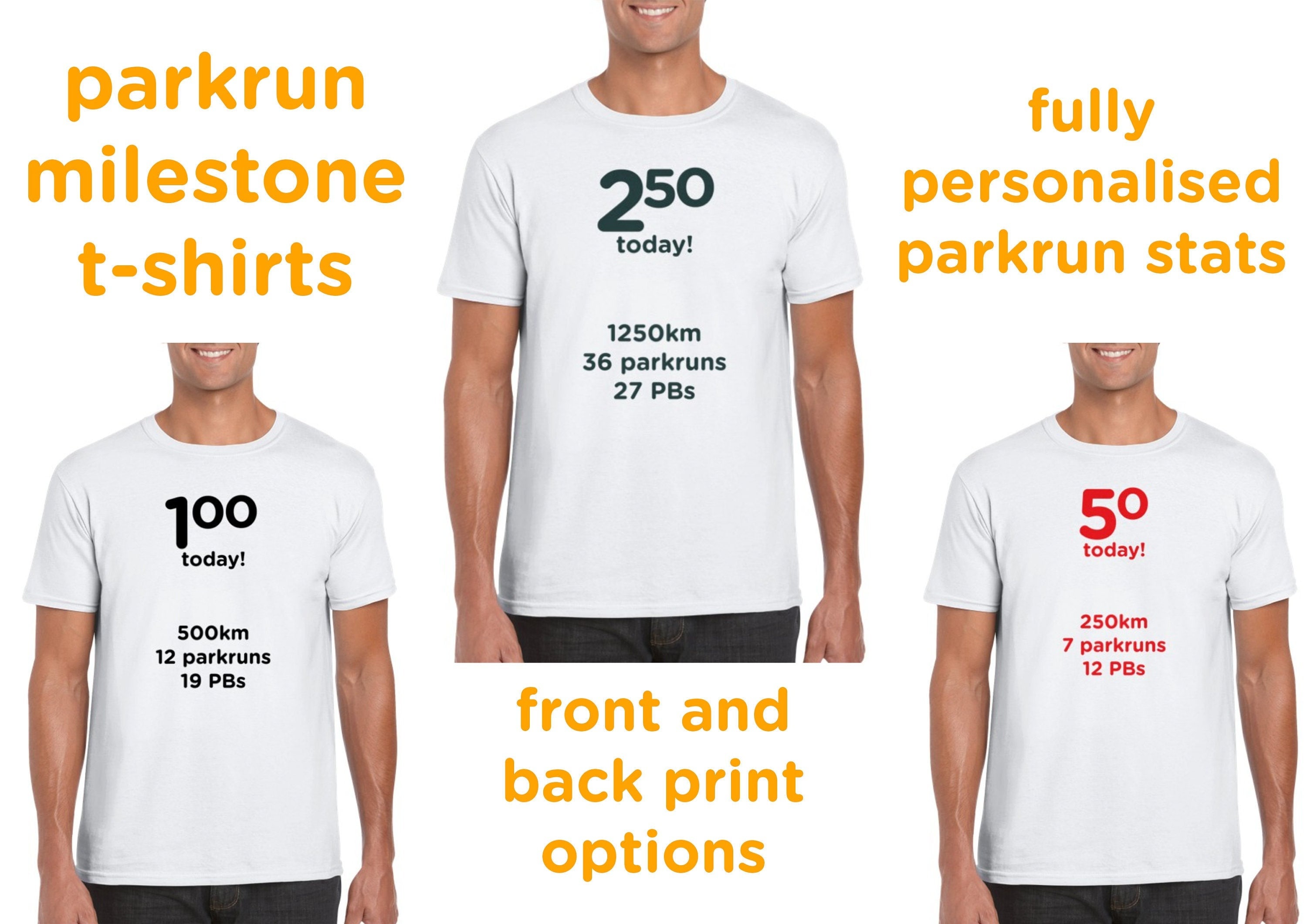 parkrun personalised t shirt