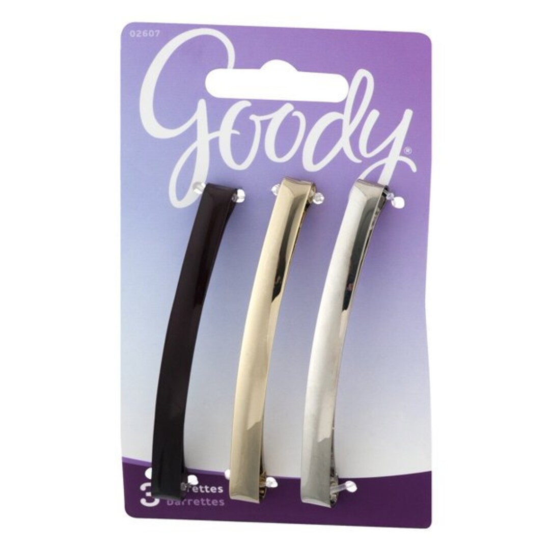 Goody Metal Domed Barrette 3 PCS Etsy