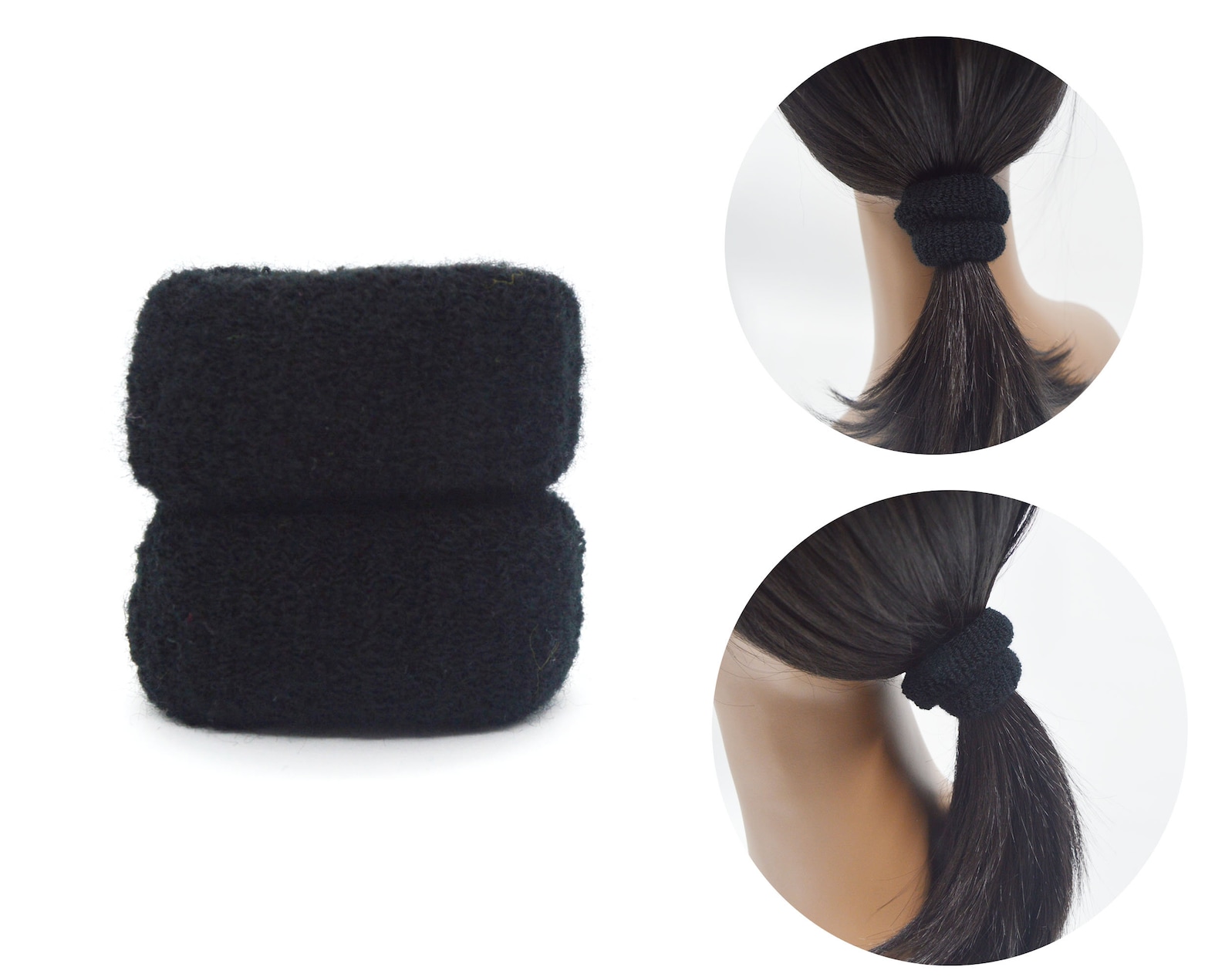 2 PCS Thick Hair Ties Band/ Élastique et seamless Cotton Hair Etsy France