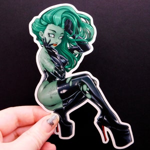 Graveyard Babe Vinyl Sticker