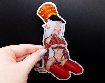 Toyland Babe Glitter Sticker
