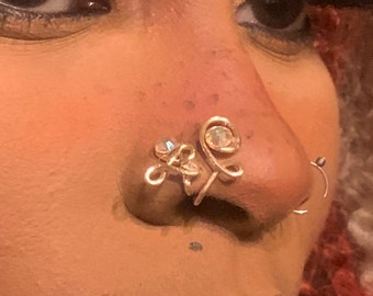 chanel nose stud l