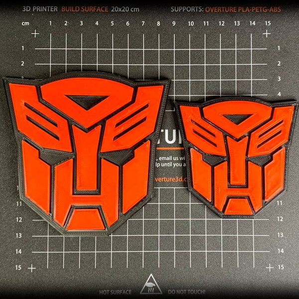 Autobot logo - Transformers decoration - 3D printed