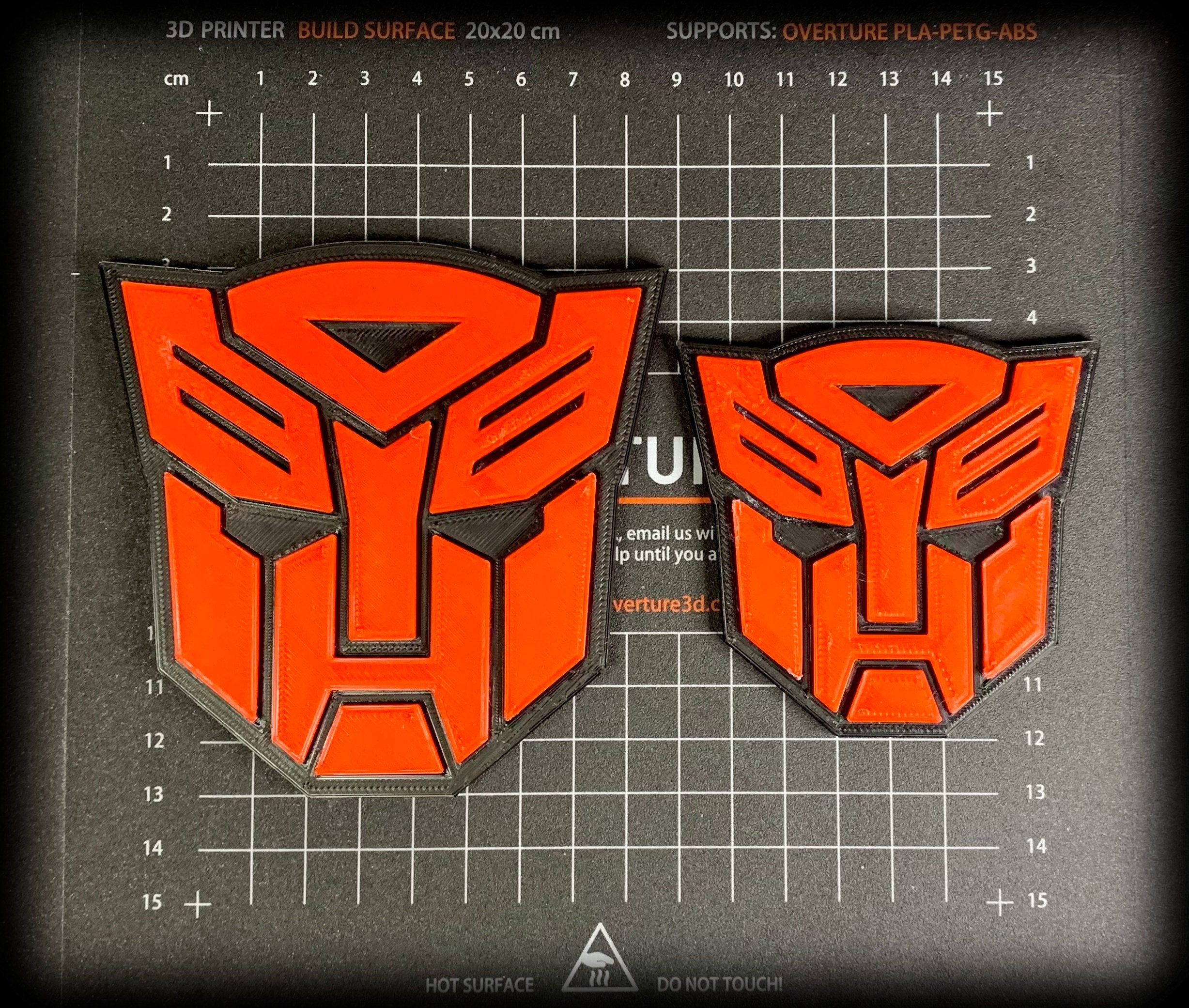 Autobot Logo Transformers Decoration 3D Printed Etsy Australia