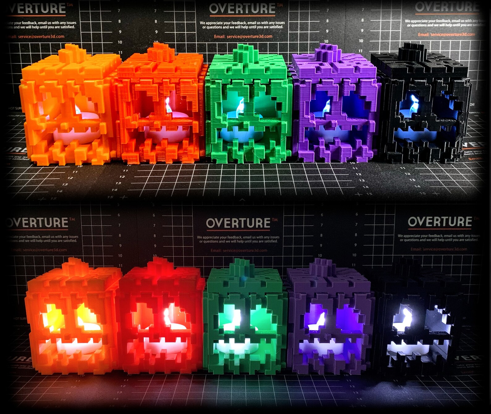 Minecraft Pumpkin Halloween Decoration With LED Tea Light Etsy